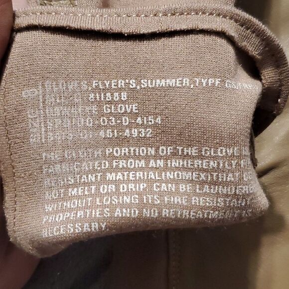 GLOVES FLYERS SUMMER Desert TAN COLOR SIZE:8 Large. NEW. - Picture 7 of 8